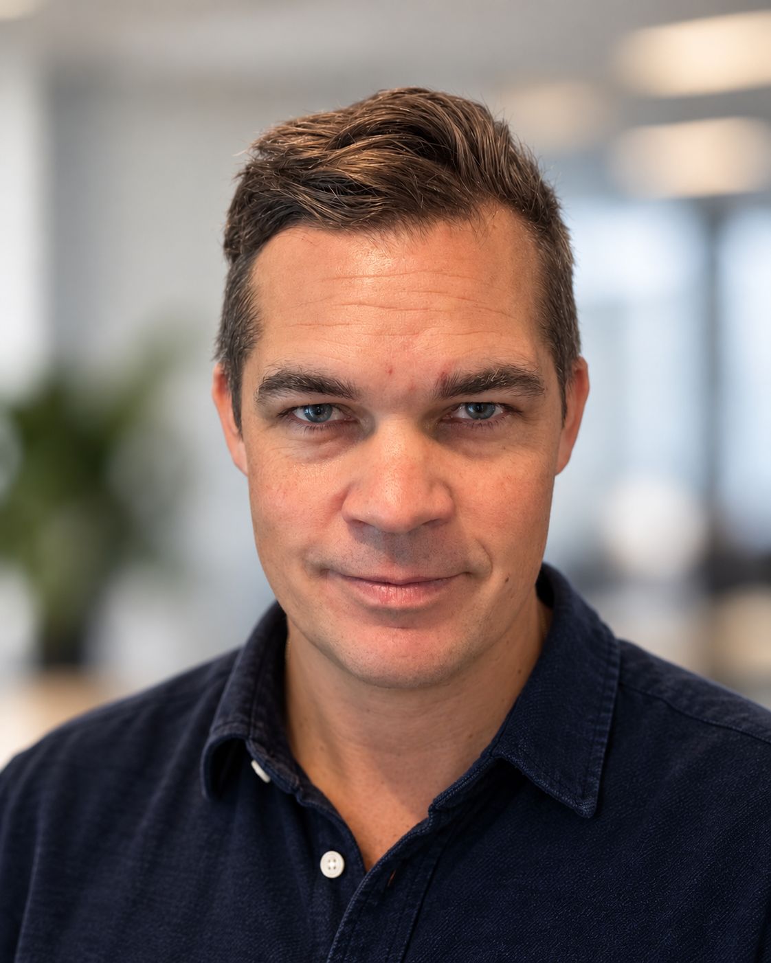 Porträtt av Fredrik Broström
